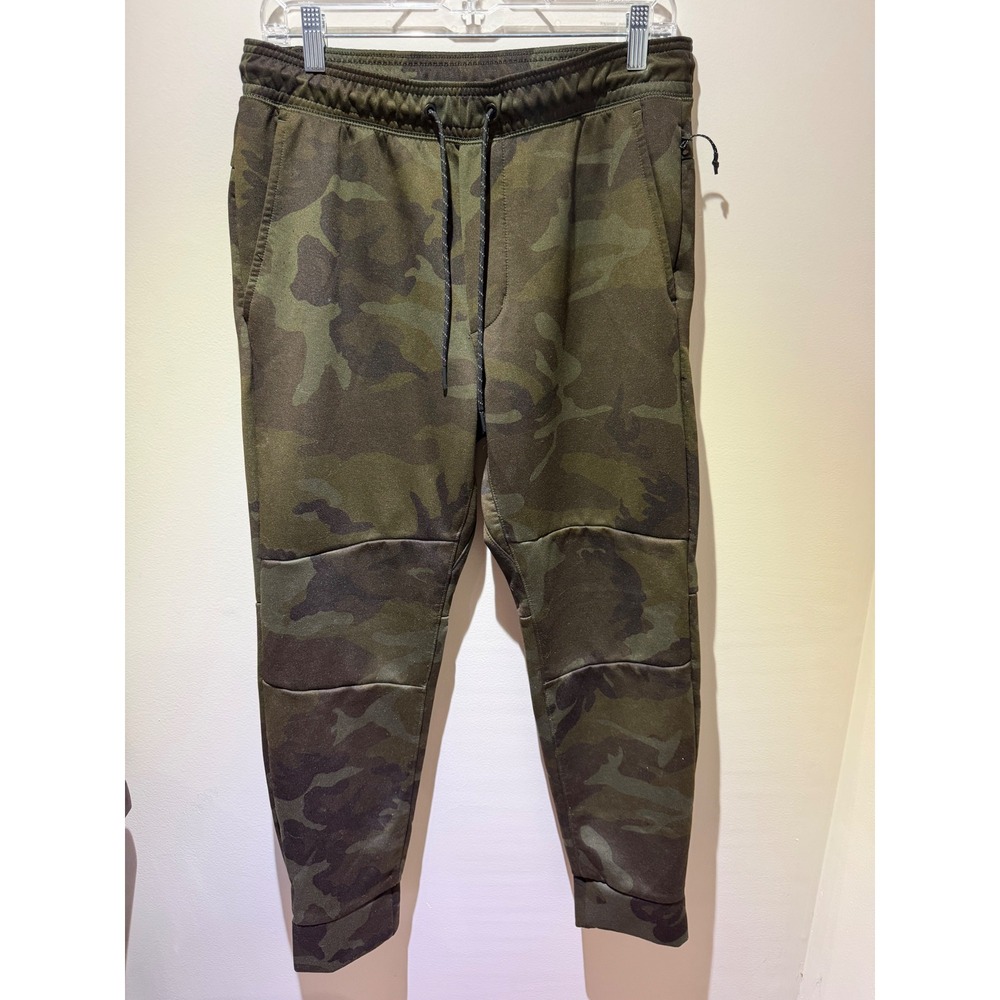 American Eagle Mens Camo Joggers Green Camouflage Athletic Sweatpants Size M